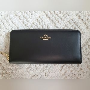 Coach Long Zip Around Wallet